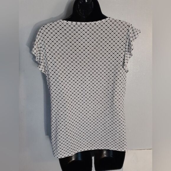 Worthington white and black blouse - Picture 2 of 4